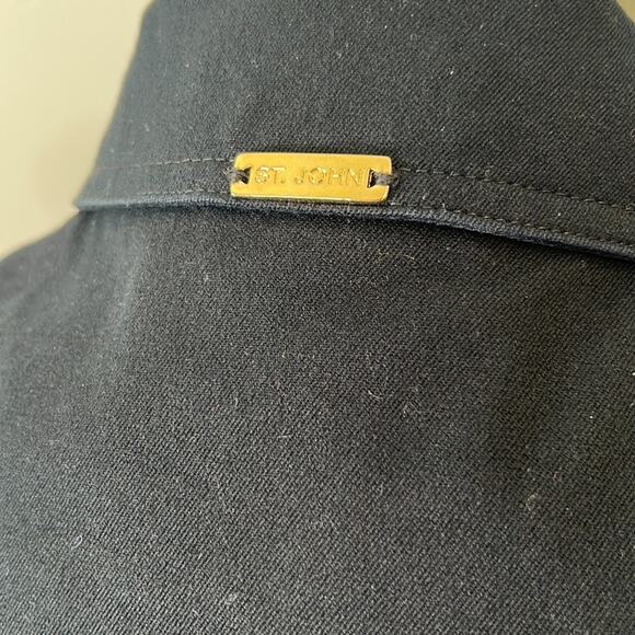 Women’s St John sport navy cotton jacket size small - Picture 5 of 8